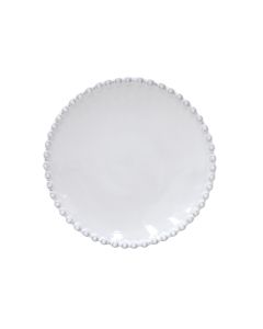 Costa Nova PEP173-WHI Pearl 6-3/4" Bread Plate, White (Case of 6)