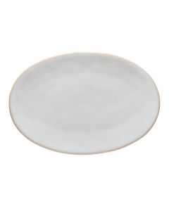 Costa Nova RTA341-BRA Roda 13-1/4"X9-3/4" Oval Platter, Branca (Case of 1)