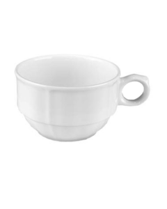 Bauscher 455218 Marie Christine 6.09oz Cup w/ Handle, White