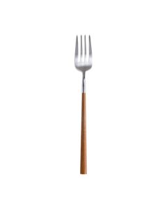 Costa Nova C20605-WDN Mito 10" Salad Fork, Wood Handle (Case of 1)