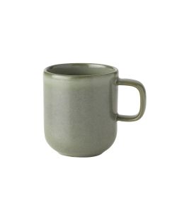 Mikasa 5275174 Solitude 3oz Stoneware Coffee Cup, Green