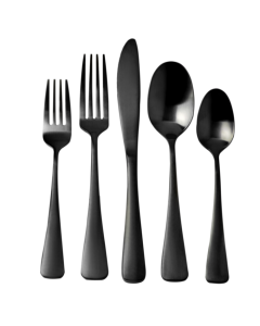 Mikasa 5262520 Blair 8-1/10" Heavy Weight Dessert Spoon, Black