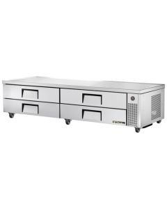 True TRCB-96-HC 95-1/2"L Refrigerated Chef Base - 4 Drawers