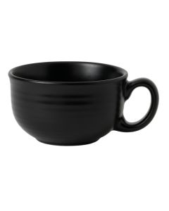 Arc Cardinal FM750 Evo Jet Tea Cup w/ Handle, 8oz, Black (Case of 36)