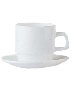 Arc Cardinal 25269 Restaurant White 7-1/2oz Tall Cup, White (Case of 48)