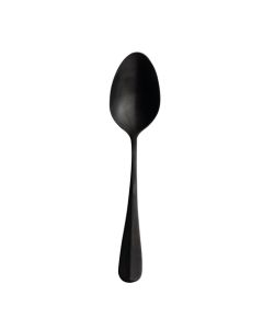 Cardinal MB249 Baguette Black 7-3/8" Dessert Spoon, Matte Black (Case of 12)