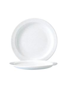 Cardinal 58621 Restaurant WhiteNarrow Rim Plate, 6", White (Case of 24)