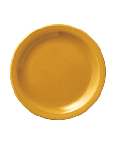 Libbey 903044910 Cantina 9" Uncarved Plate, Saffron (Case of 12)