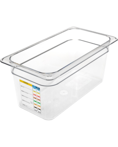 Carlisle 30662IMLUC07 StorPlus PermaLabel Food Pan, 1/3 size, 6" Deep