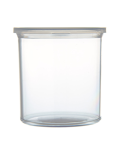 Carlisle 030107 Classic Crock with Lid, 1.2qt, Clear