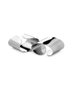 Steelite 5970SX267 Radford 2-Piece Napkin Ring Set, 2-3/4", 18/10 Stainless Steel