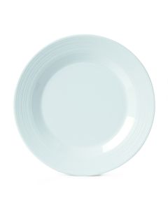 G.E.T. PT-6-MN-W Minski Melamine Textured Rim Plate, 6-1/2", White