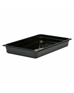 Cambro 12CW110 Full Size Food Pan, 2-1/2" Deep, Black