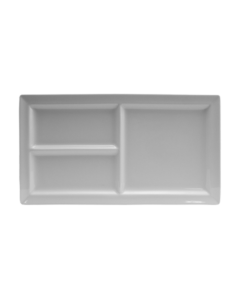 RAK CLRP38IN3 Classic Gourmet 3-Compartment Tray, 15-2/7" x 8-2/5" (Case of 6)
