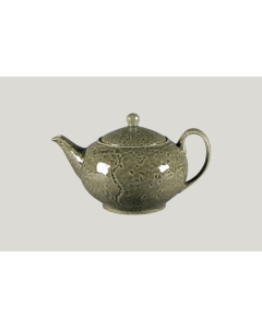 RAK KSTP110ST Krush Teapot & Lid, 37.19oz., Steel (Case of 4)