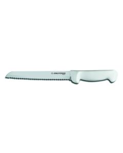 Dexter Russell P94803 Basics® Bread Knife, Scalloped, 8", White