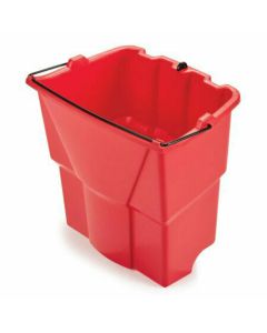 Rubbermaid 2064907 Dual Water Mop Bucket Insert, 18qt, Red