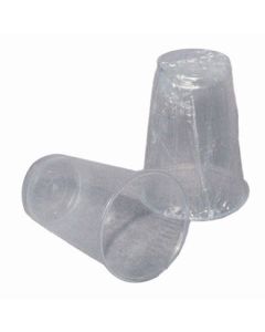 Plain Wrapped Plastic Cups, 9oz, Clear (Case of 1000)