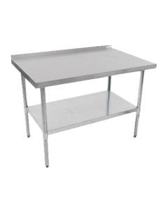 John Boos UFBLG4830-X Economy 48"W x 30"D Work Table w/ Backsplash