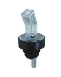 Spill-Stop 313-00 Ban-M Screen Pourer, Clear w/ Black Collar