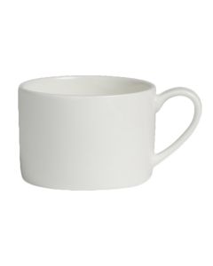 Steelite 6940E643 Varick Alpha Ceram Small Can Cup, 4-1/2oz, White