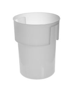 Carlisle 220002 Bain Marie Container, Round, 22qt, White