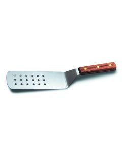 Dexter Russell PS8698PCP (19700) Traditional™ Perforated Turner, 8"X3", Rosewood Handle