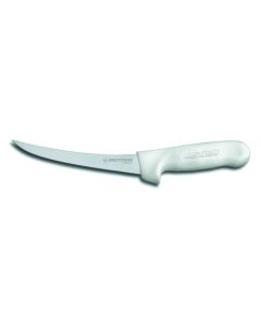 Dexter Russell 1493 Sani-Safe Narrow Curved Boning Knife, 6", White