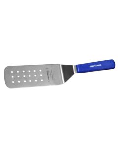 Dexter Russell 19703H Sani-Safe High Heat Perforated Turner, 8"X3", Blue