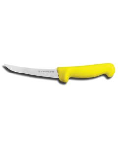 Dexter Russell 3223 LimeLite Narrow Flexible Curved Boning Knife, 6", Yellow