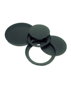 Matfer 332225 Exopan Tart Mold, 9-1/2"X1", Steel