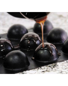 Matfer 336003 Flexipan Regular Half Sphere Mold, 24 Per Sheet, Silicone