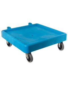 Carlisle C223614 E-Z Glide Warewashing Rack Dolly, 350lbs Capacity, Blue