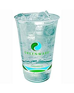 Fabri-Kal 950922701 Greenware GC20NT Stockprint Plastic Cup, 20oz (Case of 1000)