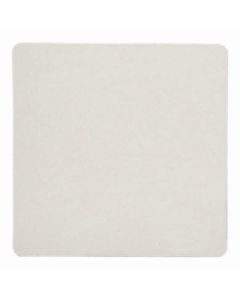 KATZ Plain Square Coaster, Paperboard, 3-1/2", White (Case of 2000)