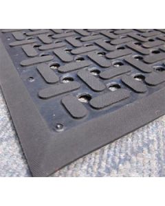 Cactus Mat 2540-C35 VIP Guardian Anti-Fatigue Mat, 3'X5', Black