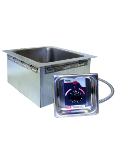 APW Wyott HFW-43D Insulated Fractional Hot Food Well, Electric, 4/3 Size Well, Drain