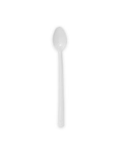 Dart SO8BW Light Weight Plastic Soda Spoon, White (Case of 1000)