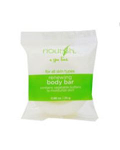 Nourish Renew Bar Soap, Green Tea, 0.88oz (Case of 250)