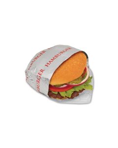 Bagcraft 300852 Insulated Wrap "Hamburger", Foil/Paper, 10-3/4"X14-1/4" (Case of 2000)