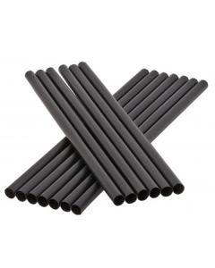 Empress E2100BK 7-3/4'' Black Jumbo Straws (Box of 500)