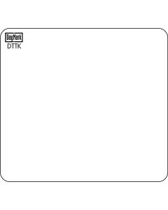 Daymark IT115697 Toughmark Thermal Label, 2"X2", White, Roll/1000