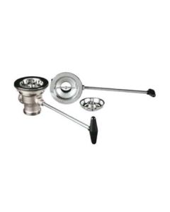 Component Hardware Encore® Quik-Flo Rotary Drain with Flat Strainer, 3-1/2" Sink Opening