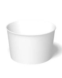 Graphic Packaging DFR-8-CB Food Container, Paper, 8oz, White (Case of 1000)