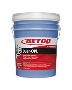 Betco 4957800 Duet-OPL Detergent w/ Enzymes, 5 Gallon Pail