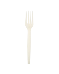 Primeware PWF-7 Heavy Weight Plastic Fork, 7", Natural (Case of 1000)