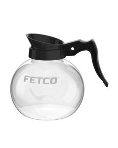 Fetco D068_NSR Coffee Decanter 64oz, Black Handle (Pack of 3)