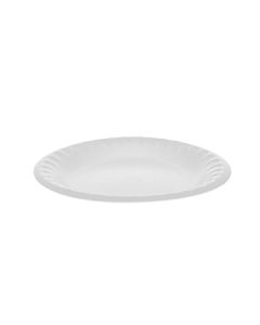 Pactiv YTH100060000 6" Satin Non-Laminated Foam Plate, White (Case of 1000)