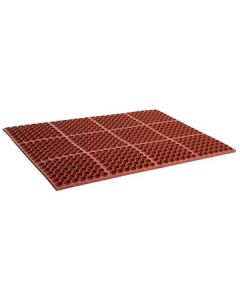 Cactus Mat 2520-R1S VIP Deluxe Straight Edge Mat, 58-1/2"X39", Red