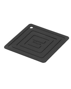 Lodge AS6S11 Silicone Square Pot Holder, 5-7/8", Black